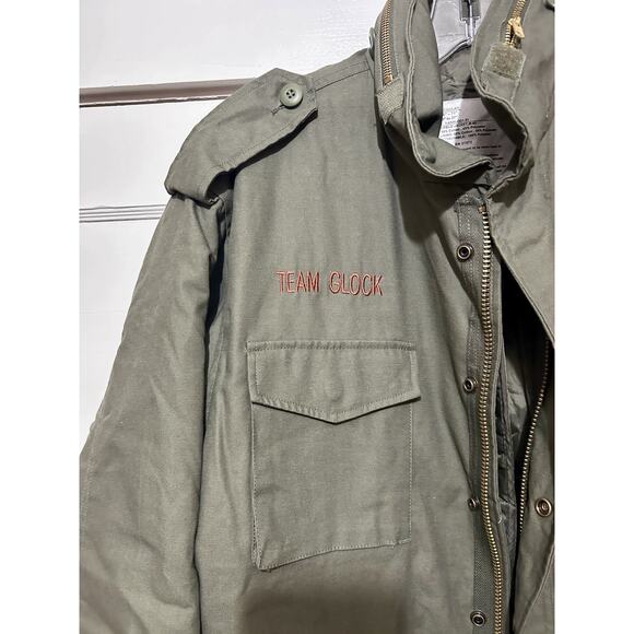 Rothco M65 2 In 1 Military Style Field Jacket Size Small-Regular Team Glock - Picture 2 of 5